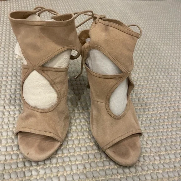 AQUAZURRA SUEDE HEELS - Picture 2 of 4